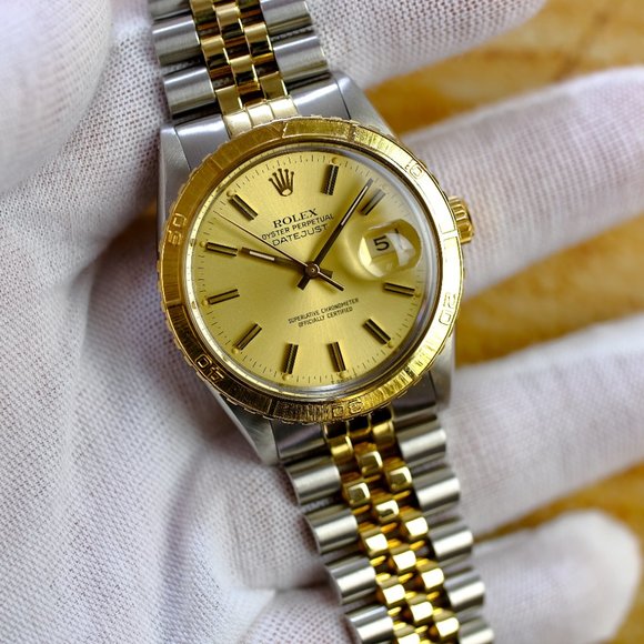 Rolex Mens Datejust 16253 Thunderbird Champagne - Picture 5 of 6